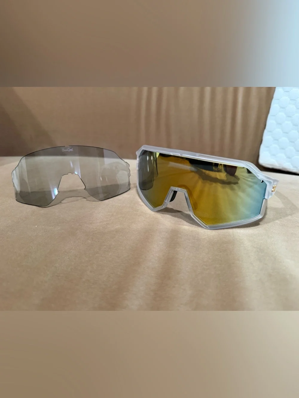 CUSTOM SUNGOD VULCAN PERFORMANCE OPTICS $400 Retail LIKE NEW